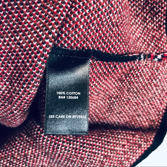 TORRID Scoop Neck Plaid Sweater Red and Black - Picture 6 of 8